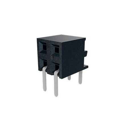 Fci Board Connector, 8 Contact(S), 2 Row(S), Female, Right Angle, 0.079 Inch Pitch, Solder Terminal, 10131932-108ULF